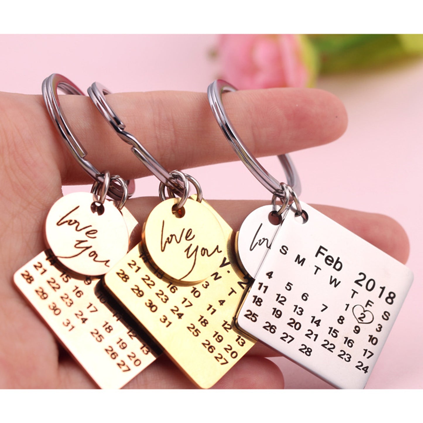 Calendar Key Chain