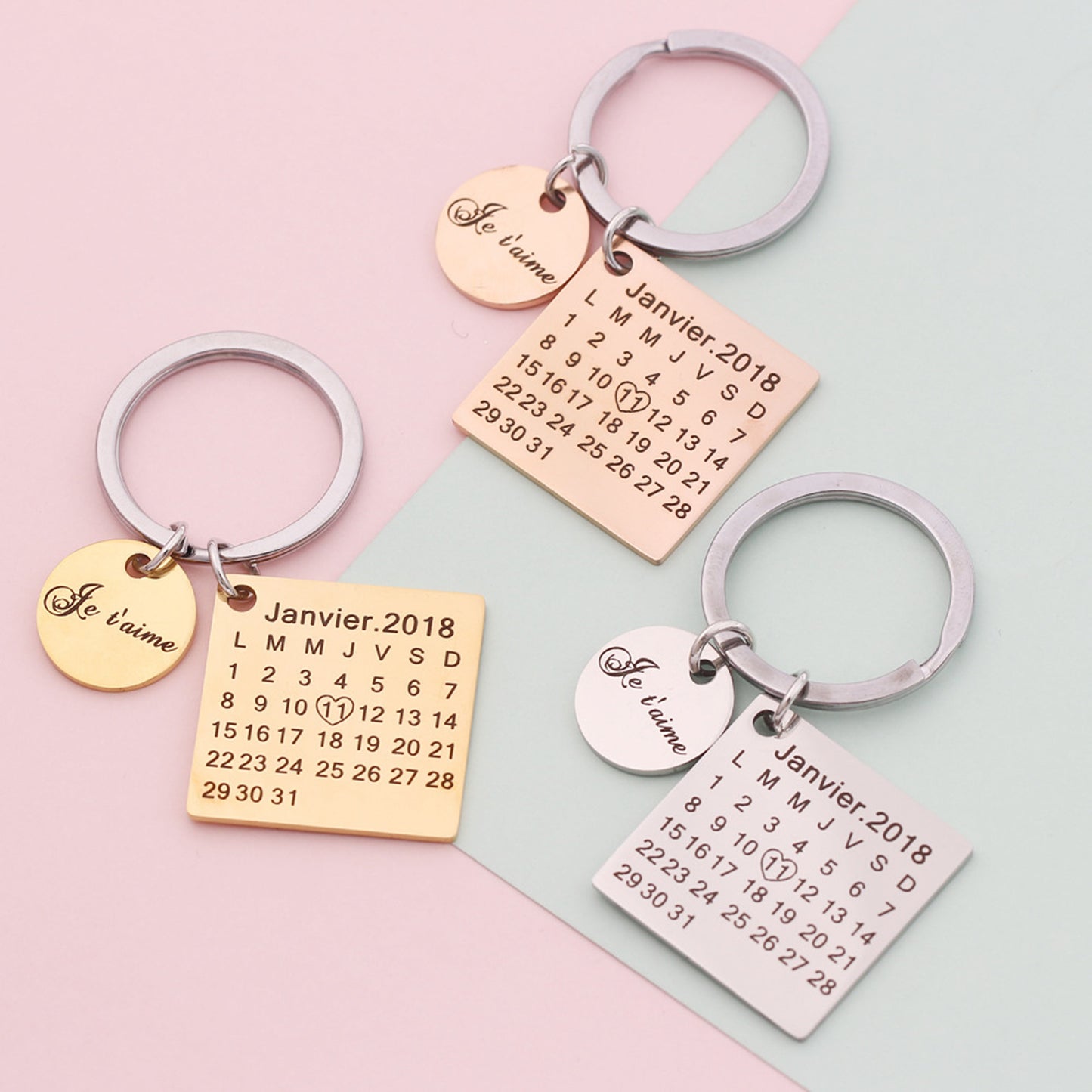 Calendar Key Chain