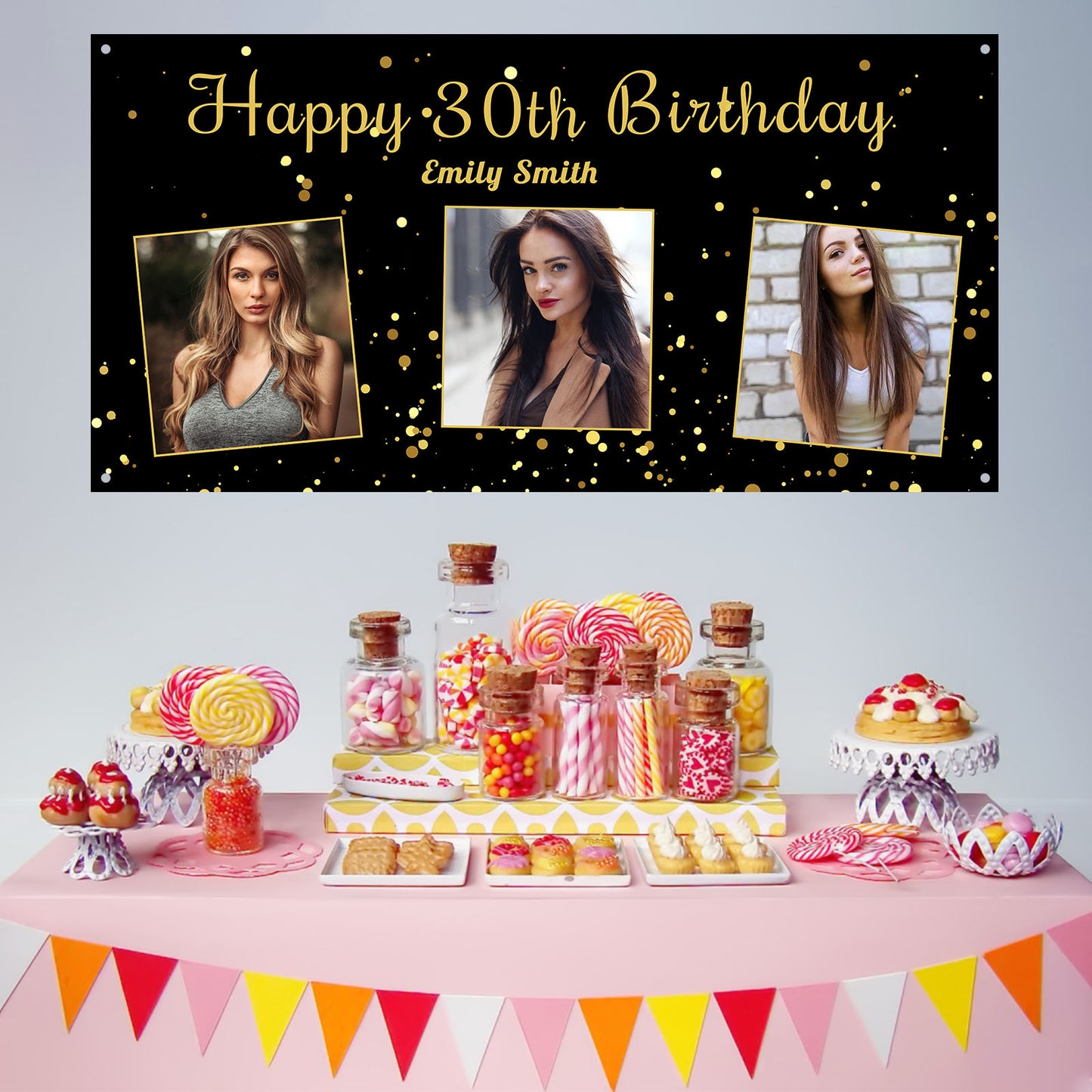 Personalized Birthday Banner - 180cm*90cm