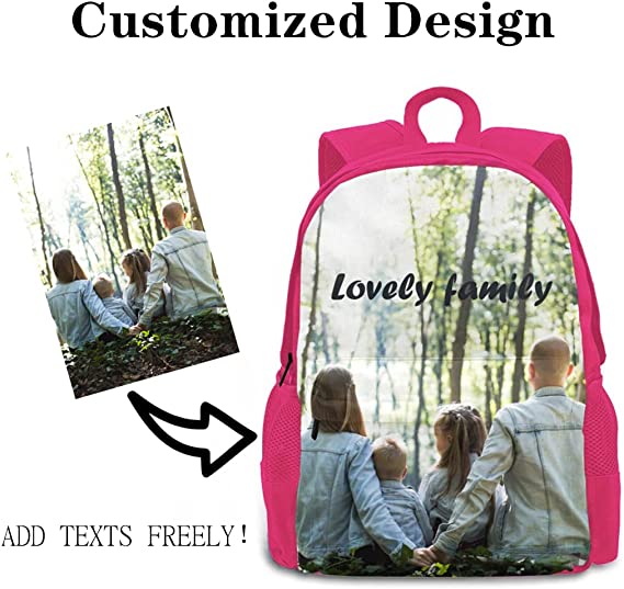 Personalised Backpack with Picture, Text, Name