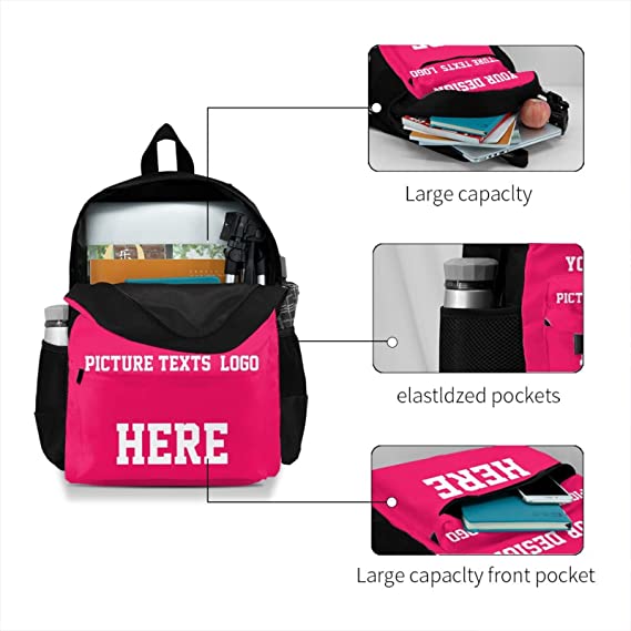 Personalised Backpack with Picture, Text, Name