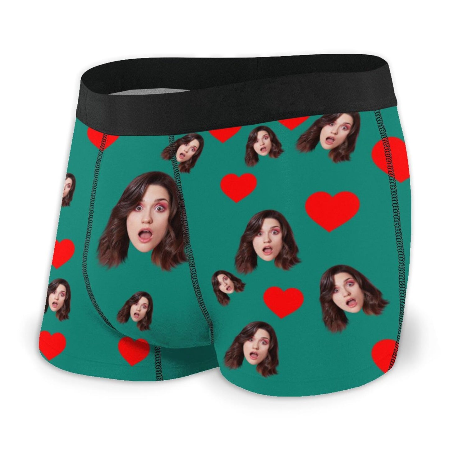 coobopet Custom Men's Boxer Briefs with Face Photo