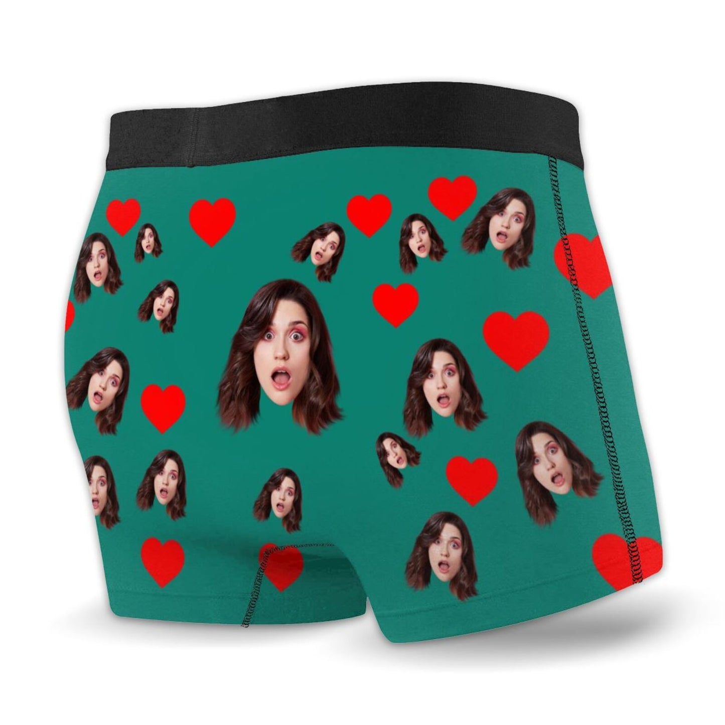 coobopet Custom Men's Boxer Briefs with Face Photo