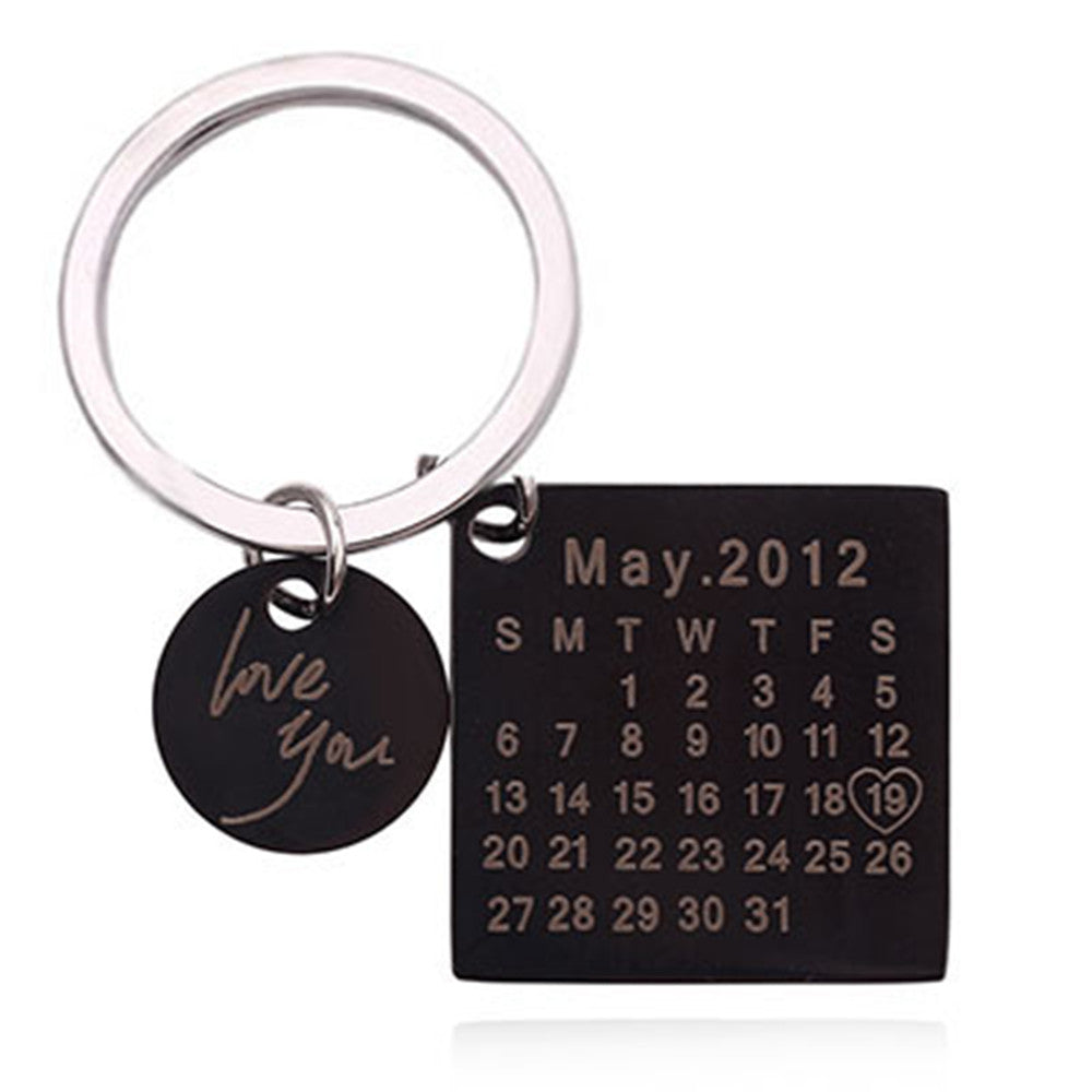 Calendar Key Chain